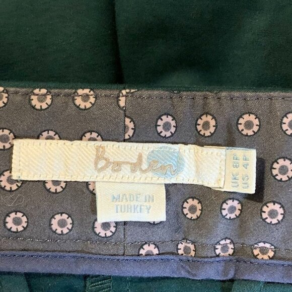 Boden Women’s Richmond Crop Cotton Tapered Trouser Pants Size 4P - Picture 6 of 13